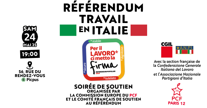 référendum travail italie